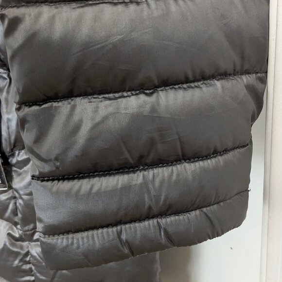 Andrew Marc Women's Duck Down Hooded Puffer Coat 3/4 Jacket Size XL Gray - Picture 5 of 13